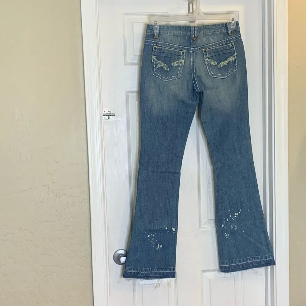 Mosquito Bootcut Distressed Jeans Size 10